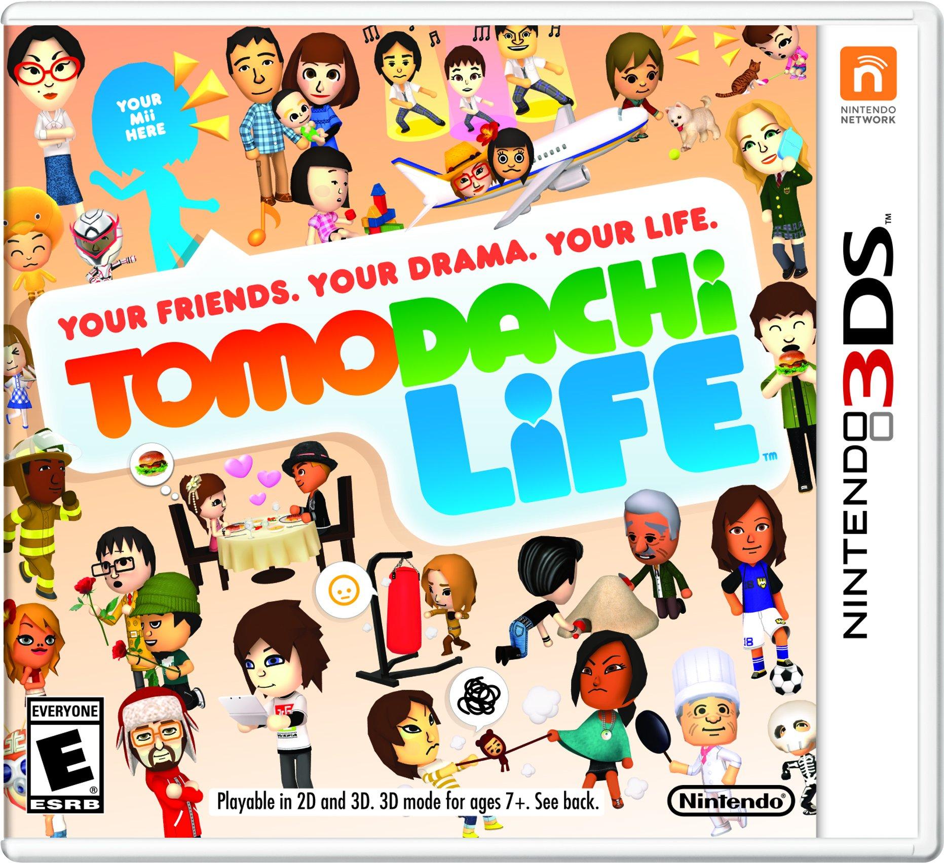 3ds box cover of tomodachi life